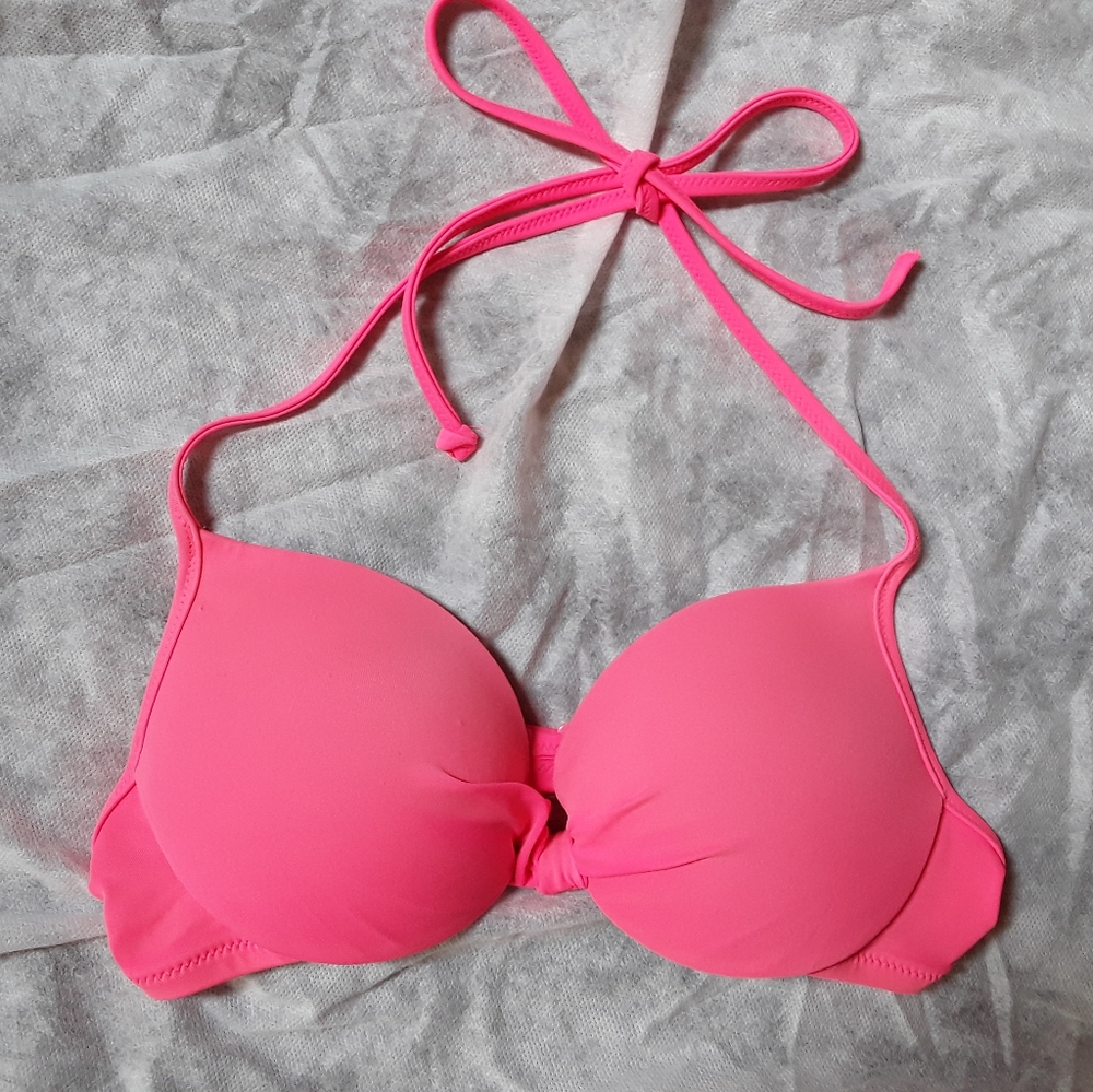 Pink Victorias Secret Bikni Swim Top